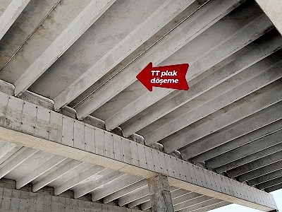 Prefabrik TT Plak Döşeme